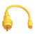 11" Marinco 15A Female to 30A Male Pigtail Adapter - IMAGE 1