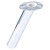 13" Silver and White Lee's 30 Degree Stainless Steel Flush Mount Rod Holder Heavy-Duty 2.25-Inch OD - IMAGE 1