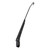 22" Black Functional Schmitt & Ongaro Deluxe Wiper Arm with J-Hook Tip 19-24" - IMAGE 1