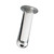 15" Silver and White CE Smith Stainless Steel Flush Mount Rod Holder 10.5-Inch Dep 30 Deg - IMAGE 1