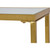 Rectangular Console Table with Mirrored Glass Top - 60" - Gold Finish - IMAGE 3