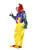 49" Yellow and Purple Classic Horror Clown Men Adult Halloween Costume - Medium - IMAGE 2