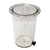 9" Clear Solid Outdoor Boat Raw Water Strainer Basket - IMAGE 1