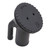 9" Black Gas Angled Neck Vented Fill - IMAGE 1