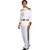 White and Gold Men Adult Disney Fairy tales Prince Halloween Costume- XL - IMAGE 1