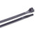 Pack of 25 Black UV Standard Cable Zip Ties, 6" - IMAGE 1