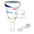 11" White and Blue Attwood Tsunami T800 Dual Outlet Aerator Pump 12V - IMAGE 1