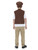 48" Brown Victorian Urchin Unisex Child Halloween Costume - Medium - IMAGE 3