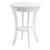 27” White Modern Style Claire Wooden Round Accent Table - IMAGE 1