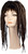 Black Whoopie Unisex Adult Long Wig Halloween Costume Accessory - One Size - IMAGE 1