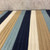 7' x 7' Navy Blue and Ivory Striped Handcrafted Reversible Round Area Throw Rug - IMAGE 3