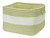 14" Celery Green Coastal Square Braided Storage Basket - IMAGE 1