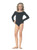 Black Bodysuit Girl Child Halloween Costume - Medium - IMAGE 1