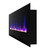 60" Black Modern Style Rectangular Paramount Mirage Recessed Electric Fireplace - IMAGE 2