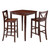 Inglewood 3-Pc High Table with 2 Bar V-Back Stools - IMAGE 1