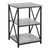 26" Gray Contemporary Accent Table - IMAGE 1