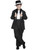 49" Black and White Striped Zoot Suit Boy Child Halloween Costume - Large - IMAGE 1
