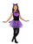 42" Black and Purple Cat Girl Child Halloween Costume - Small - IMAGE 4