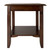 21.75" Cappuccino Elegant Nolan Square Shaped Top Wooden End Table - IMAGE 4
