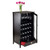 40” Espresso Brown 20-Bottle Shelf Bordeaux Modular Wine Cabinet - IMAGE 2