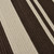 5' x 5' Brown and Beige All Purpose Striped Handcrafted Reversible Square Area Throw Rug - IMAGE 2