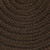 2.25' x 5' Earth Brown Reversible Oval Area Throw Rug - IMAGE 2
