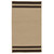 9' x 12' Beige And Brown Striped Rectangular Area Throw Rug - IMAGE 1