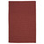 10' Rosewood Red Handmade Braided Reversible Square Area Throw Rug - IMAGE 1