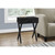 22.25" Black Contemporary X Shaped Rectangular End Table - IMAGE 4