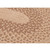 4' Brown and Beige Reversible Reversible Round Area Throw Rug - IMAGE 2