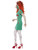 41" Green and Red Zombie Scrub Nurse Women Adult Halloween Costume - Small - IMAGE 2