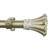 125.5" Gold Fuga Contemporary Single Window Curtain Rod - IMAGE 1