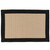 Black and Beige Bordered Handcrafted Reversible Rectangular Door Mat 26" x 40" - IMAGE 1