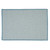 Sea Blue and Off White Tweed Handcrafted Reversible Door Mat 30" x 48" - IMAGE 1