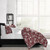 Set of 3 Red and White Winter Woodland Duvet Cover with Pillow Shams - Full Size - IMAGE 4