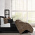 Set of 3 Black and Brown Leopard Print Comforter with Pillow Shams - Queen Size - IMAGE 4