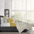 Set of 3 White and Pink Floral Comforter with Pillow Shams - California King Size - IMAGE 4