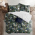 Set of 2 Blue and Green Peacock Print Coverlet with Pillow Sham - Twin Size - IMAGE 2