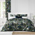 Set of 3 Blue and Green Peacock Print Comforter with Pillow Shams - Super Queen Size - IMAGE 3