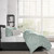 Set of 3 Blue and White Damask Coverlet with Pillow Shams - California King Size - IMAGE 4