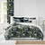 Set of 3 Blue and Green Peacock Print Comforter with Pillow Shams - Super King Size - IMAGE 1