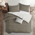 Set of 2 Beige Solid Comforter with Pillow Sham - Twin Size - IMAGE 2