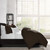 Set of 3 Chocolate Brown Solid Duvet Cover with Pillow Shams - King Size - IMAGE 4