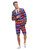 38.5" Blue and Black Sunset Flamingo Suit Men Adult Halloween Costume - XL - IMAGE 2