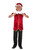 41" Red and White Posh Tudor Boy Child Halloween Costume - Large - IMAGE 2