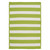 4' x 6' Lime Green and White Rectangular Braided Area Throw Rug - IMAGE 1