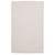 4' x 6' White Rectangular Handmade Braided Area Throw Rug - IMAGE 1