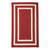 2' x 11' Sangria Red Rectangle Modern Braided Area Throw Rug - IMAGE 1