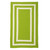 8' x 11' Lime Green Rectangular Modern Braided Area Throw Rug - IMAGE 1