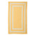 4' x 6' Sun Yellow Rectangular Modern Braided Area Throw Rug - IMAGE 1